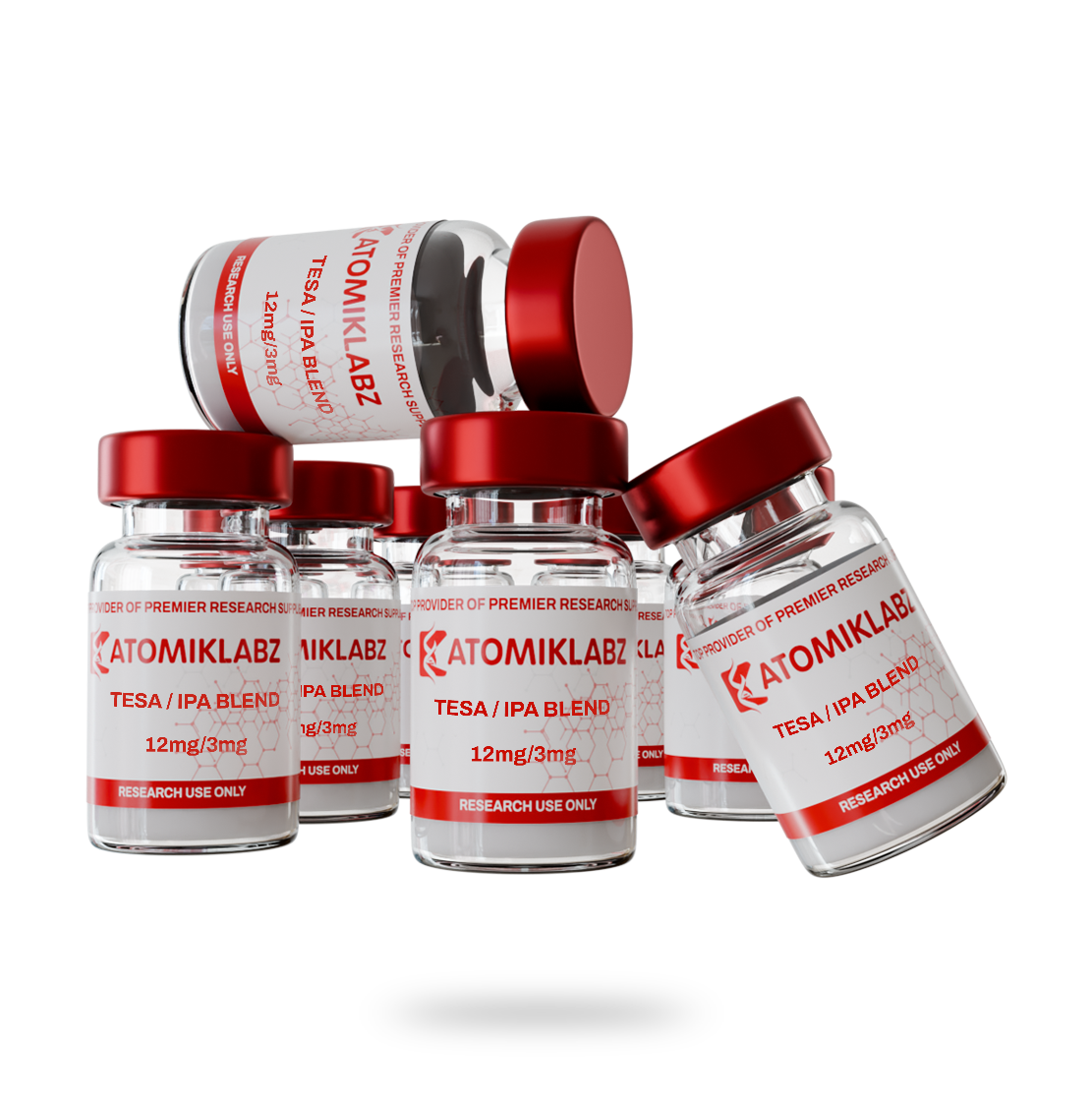 BULK PACK Tesamorelin/Ipamorelin Blend (12mg/3mg) (10 VIALS)
