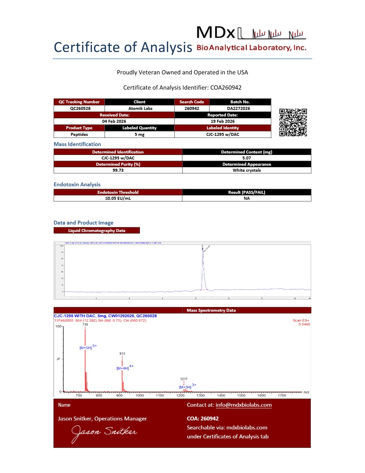 BULK PACK CJC-1295 WITH DAC 5mg (10 VIALS)