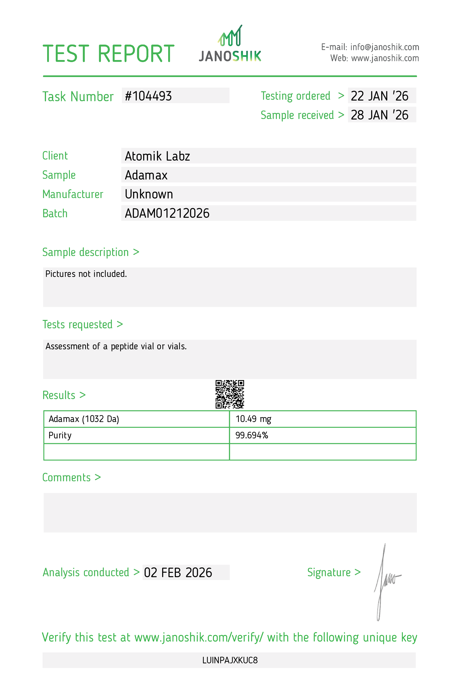 Adamax – 10mg