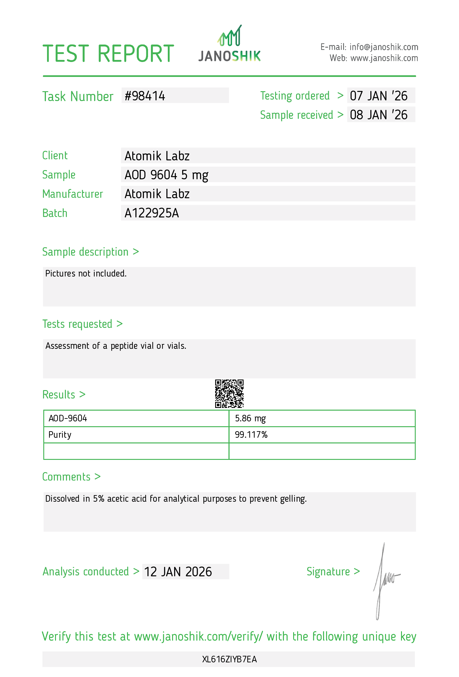 AOD-9604 – 5mg