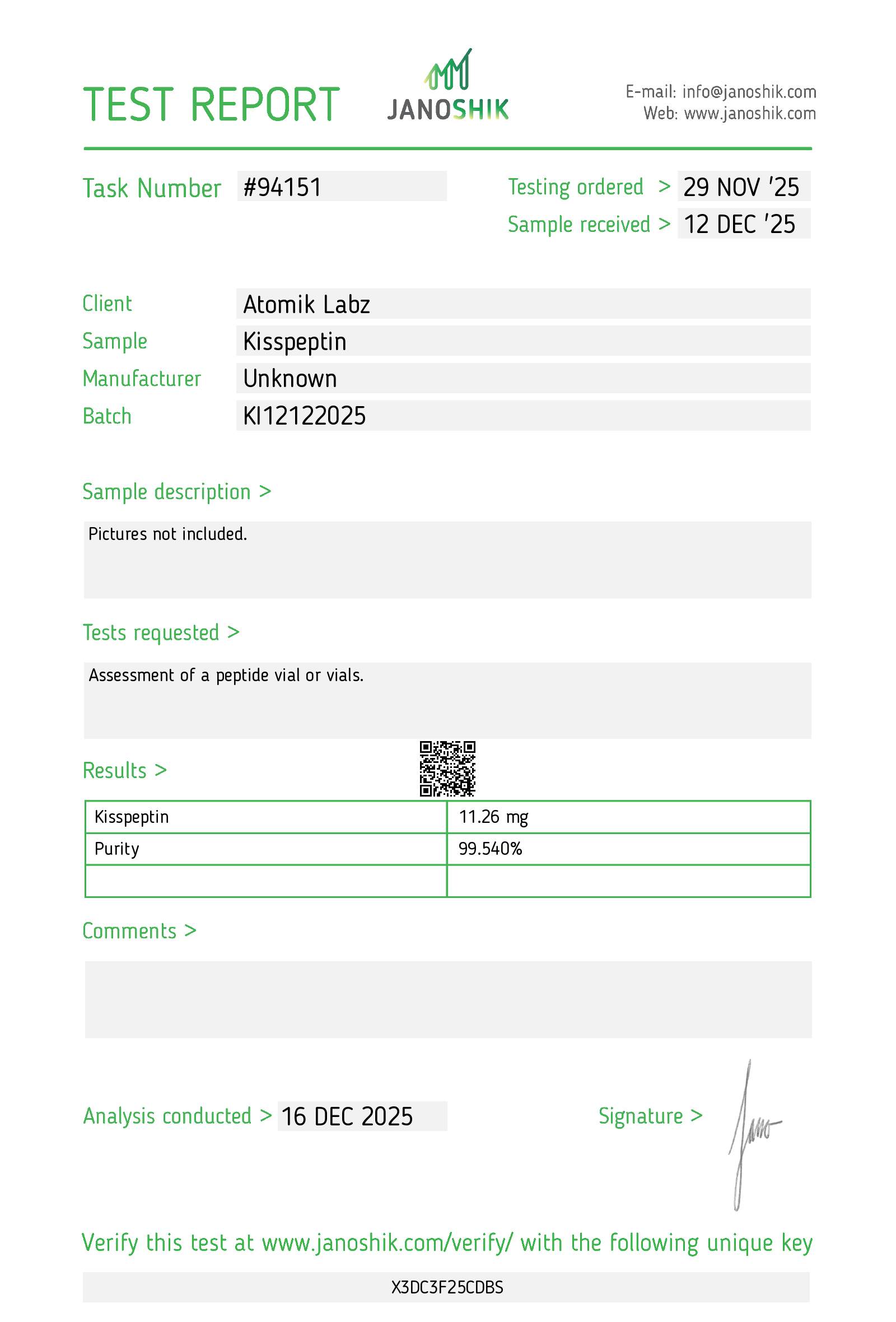 KISSPEPTIN – 10mg