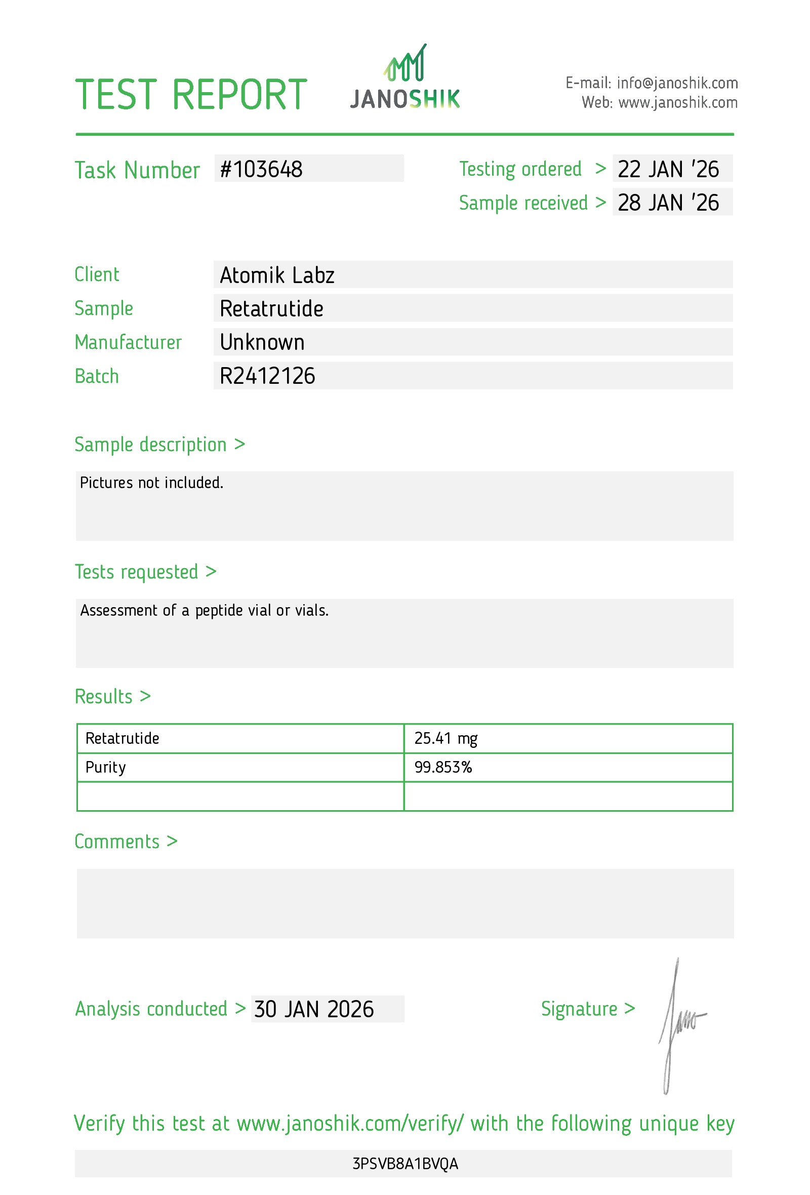 Peptide 3 (R) – 24mg