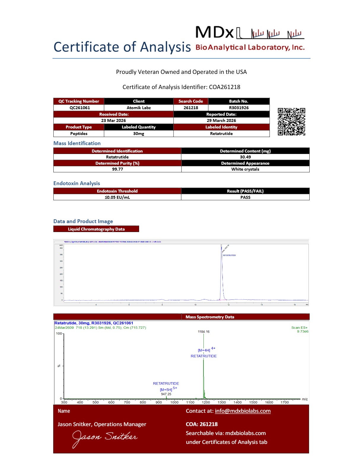 Peptide 3 (R) – 30mg