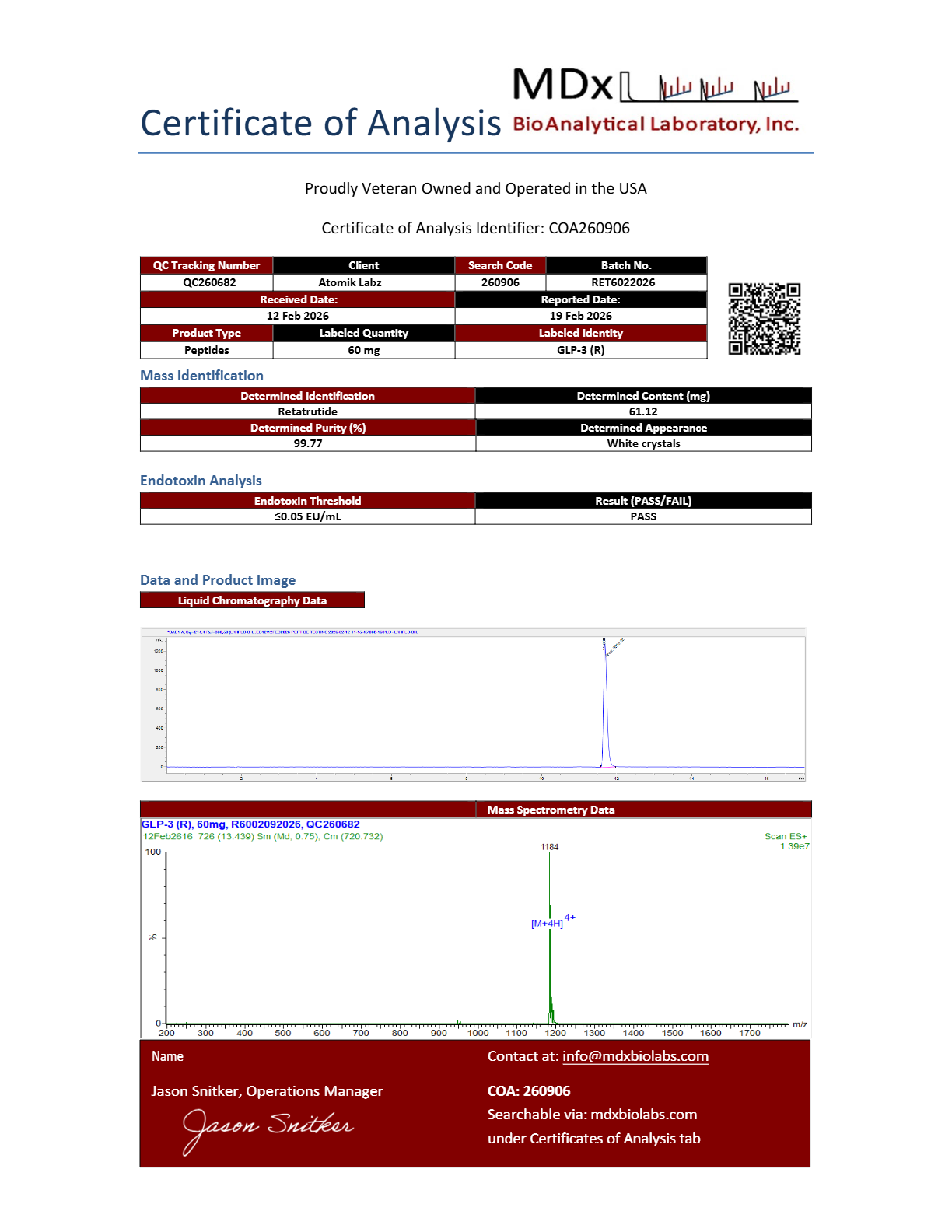 Peptide 3 (R) – 60mg