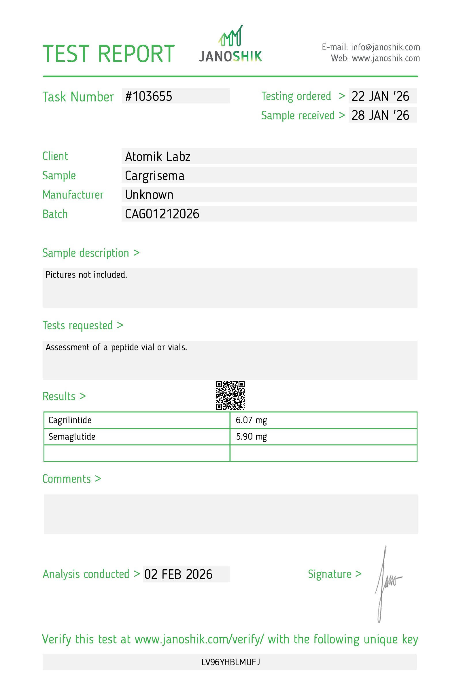 Peptide CS – (5mg/5mg)