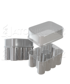 Plastic Storage Container for 10 vials (2ml, 3ml vials)